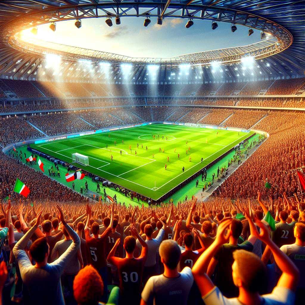 World Cup simulator fan crowd